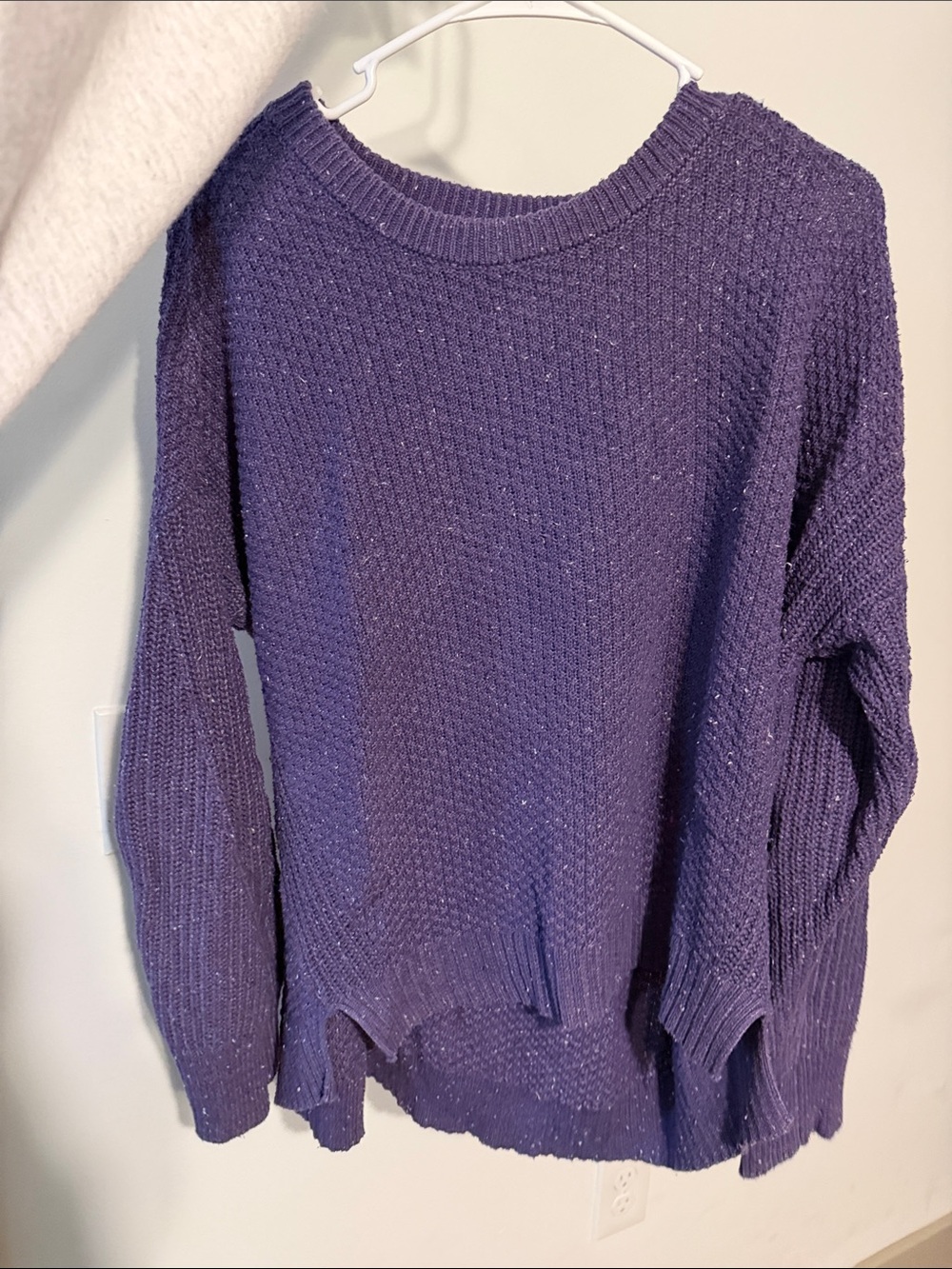 Universal Thread Purple Knit Crewneck Sweater